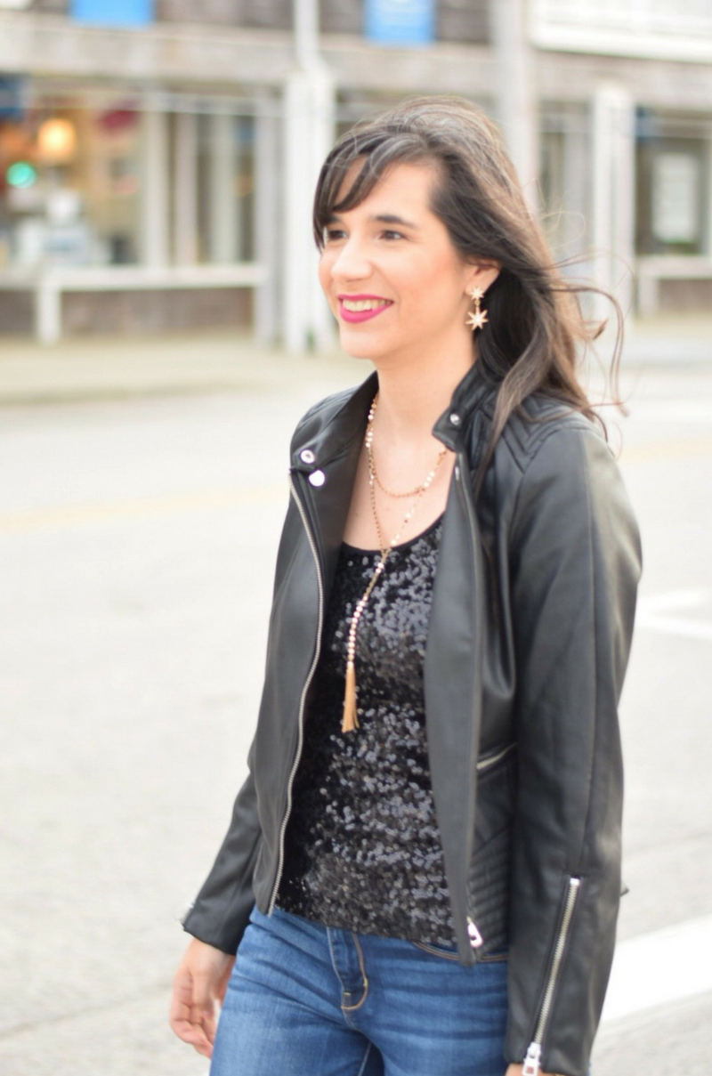 Affordable Faux Leather Jacket_Under $50_Date Night_Teacher Style Blog