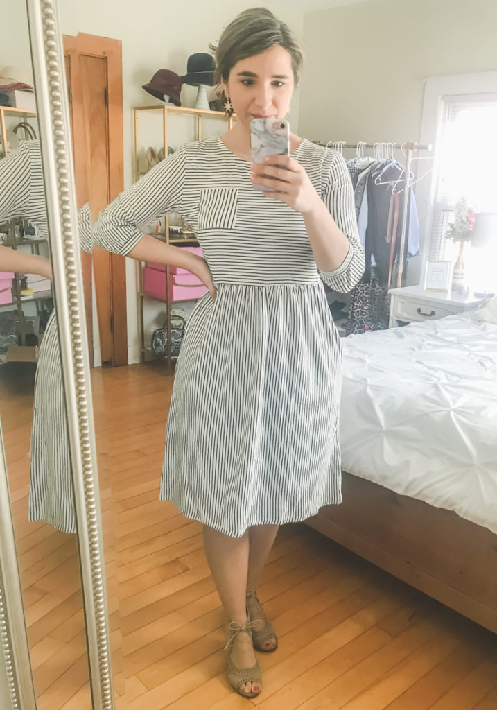 Amazon Fashion for work_under 30_striped dress