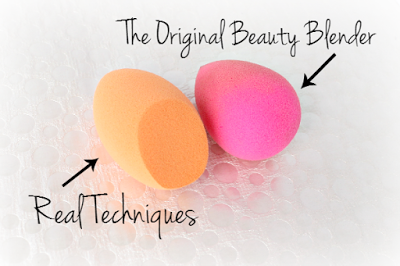 Beauty Blender and Real Techniques Sponge Comparison