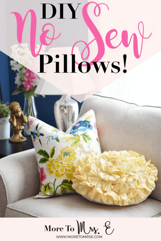 Easy No Sew DIY Envelope Pillow
