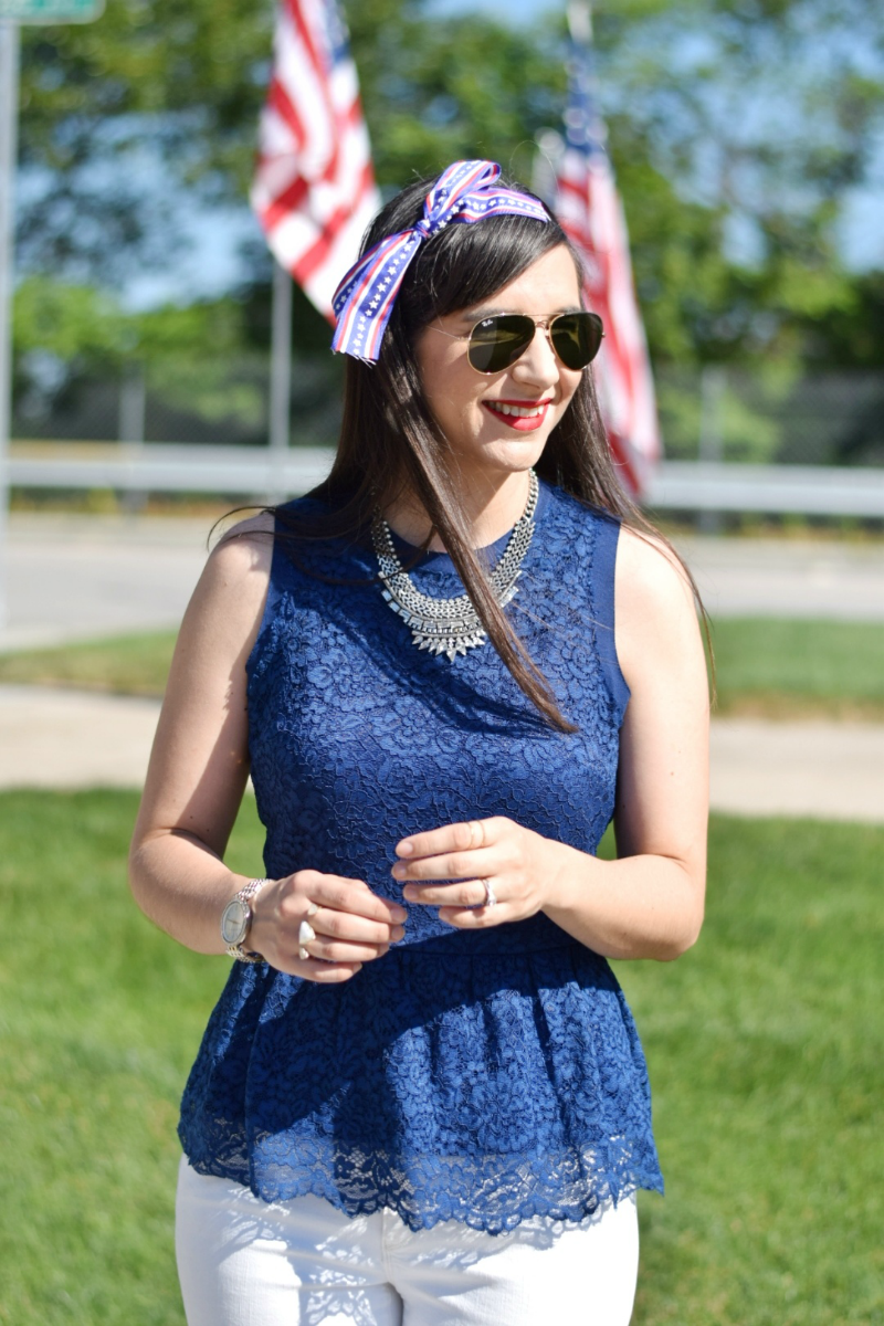 Patriotic Outfit 4th of July 2017 Teacher Fashion