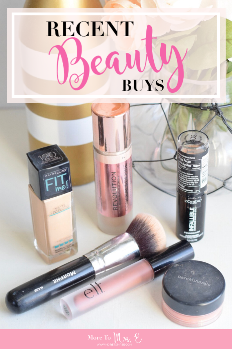 Reviewing Recent Beauty Purchases_drugstore makeup_full coverage foundation_recent beauty buys