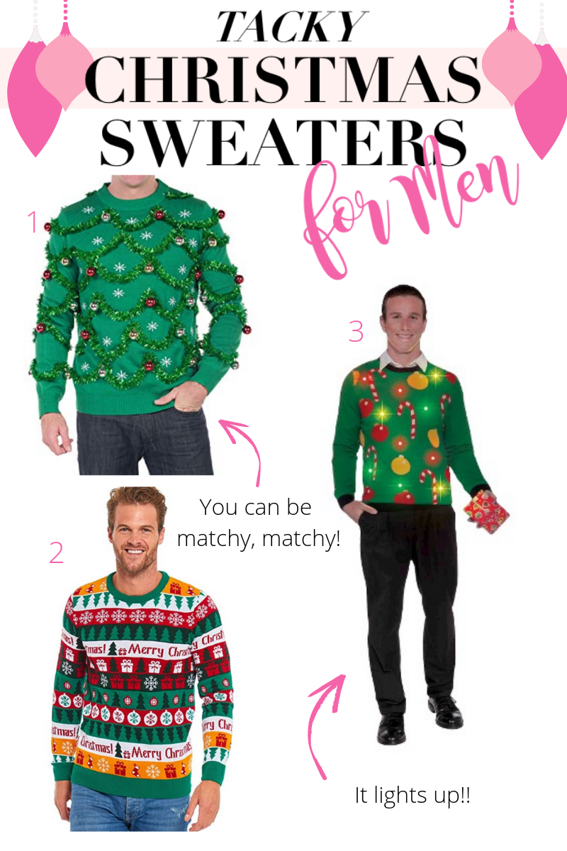 Tacky Christmas Sweaters for Men_Men's Ugly Christmas Sweater