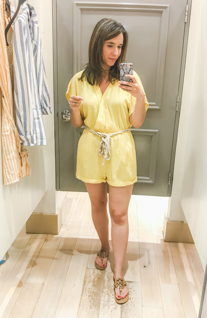 Try-On-Haul_Forever-21_yellow-romper_beach-outfit_summer-beach-style