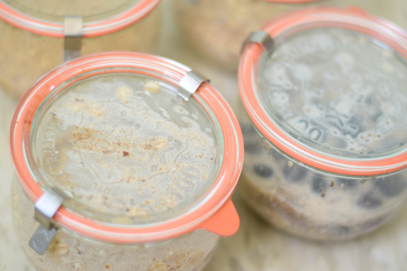 healthy overnight oats recipes_easy breakfast_best jar for overnight oats